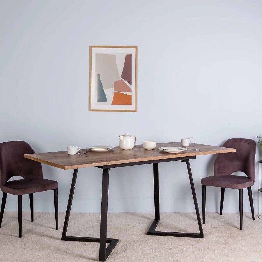 Стол Роналдо раздвиж. 120-160 Галифакс Табак - фото 8