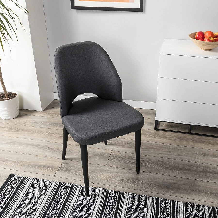 Стул Ledger темно-серый/черный - фото 9