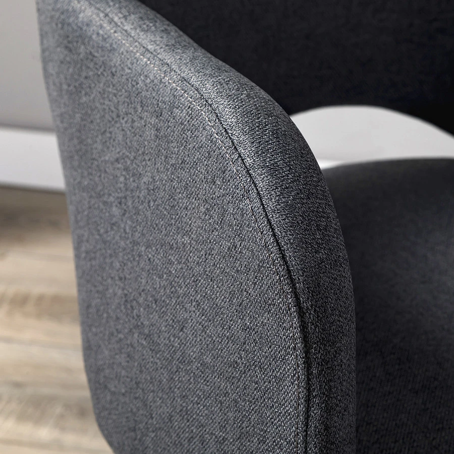 Кресло Ledger темно-серый/черный - фото 13