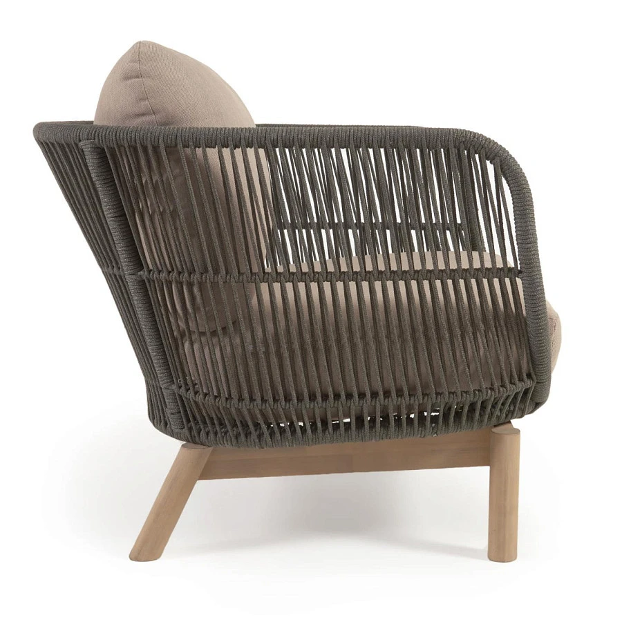 Кресло Catalina из зеленой веревки/массив акации - фото 11