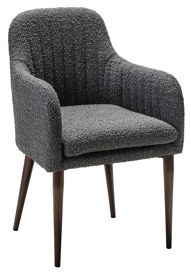 Стул Olaf темно-серый/т.орех