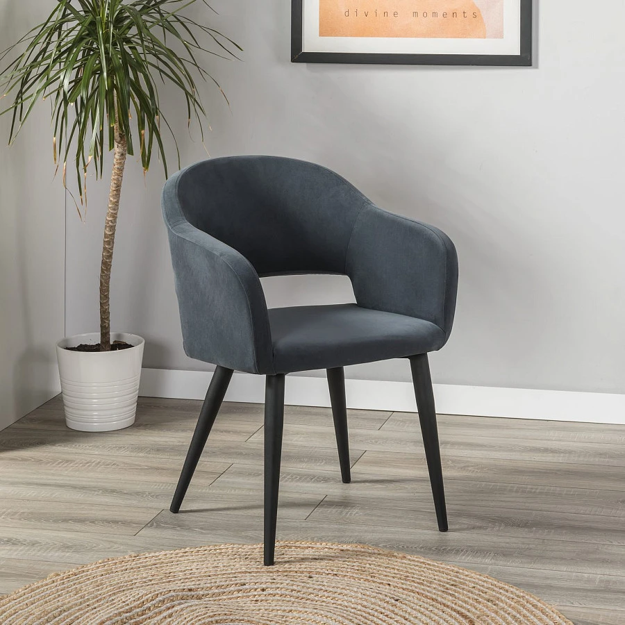 Стул Oscar Diag grey/черный - фото 8