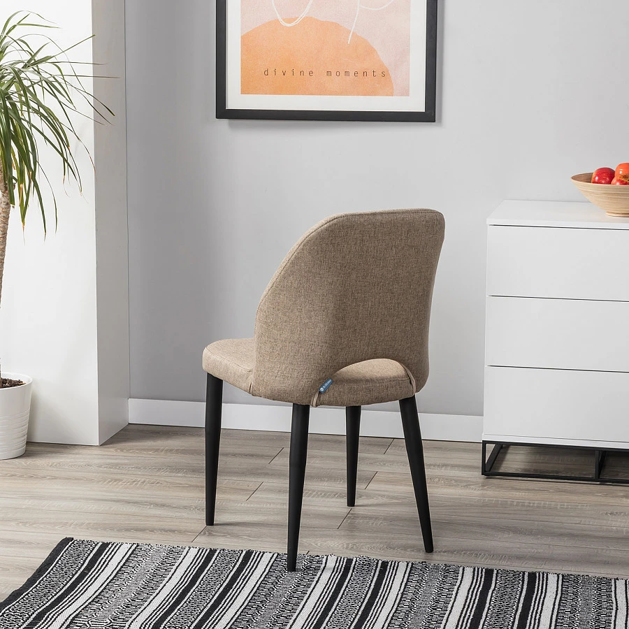 Стул Ledger беж./черный - фото 8