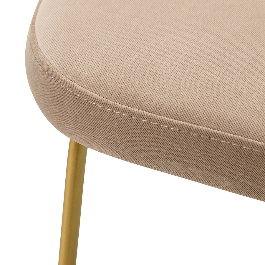 Кресло полубар Lars Diag beige/Линк золото - фото 4
