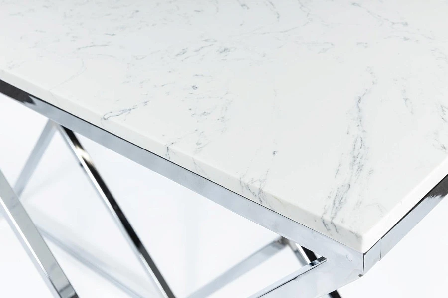 Консоль Triangles Silver 0.74x1.2x0.35м - фото 4