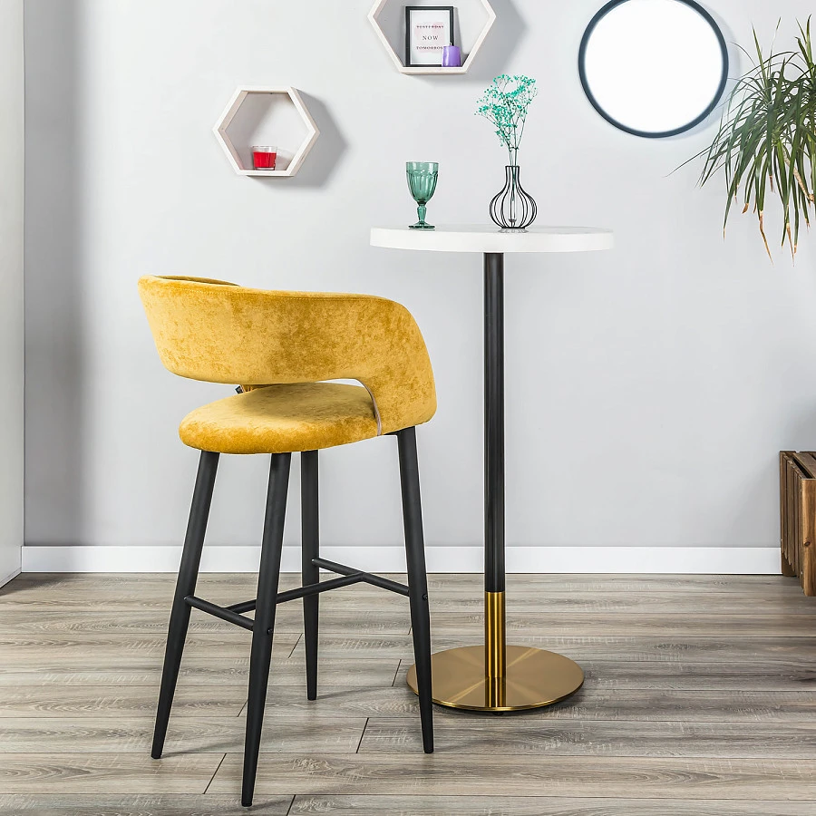 Кресло Бар.Hugs желтый/черный - фото 6