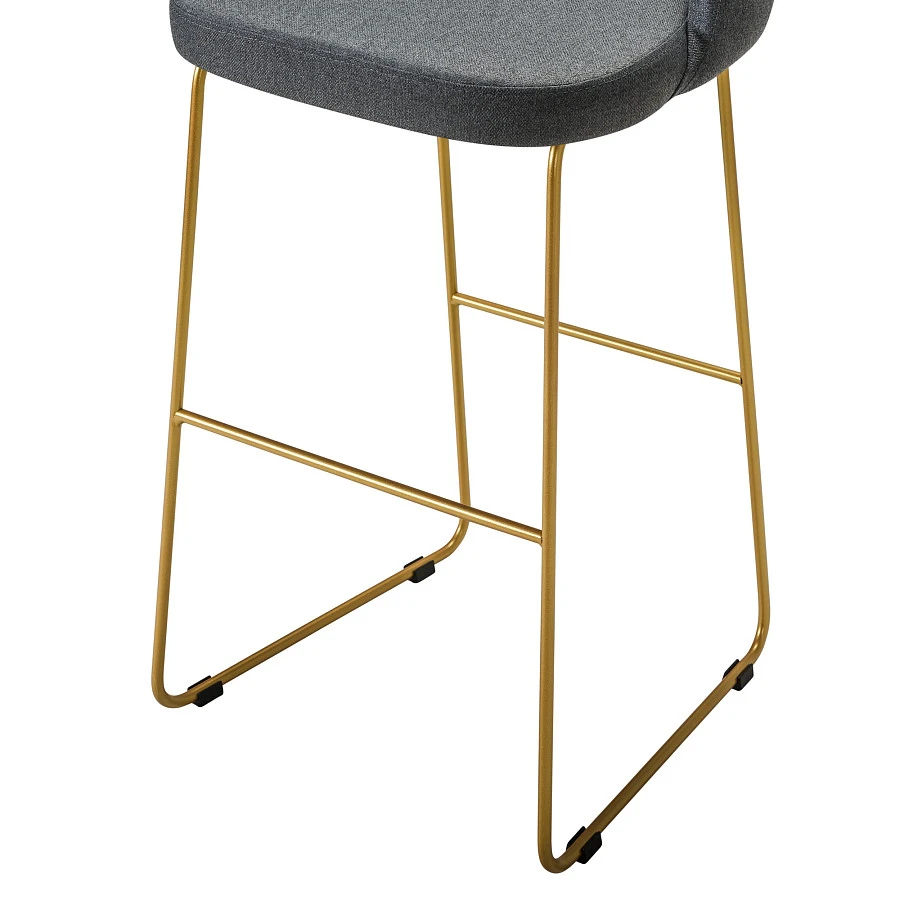 Кресло Бар. Lars тёмно-серый/Линк золото - фото 5