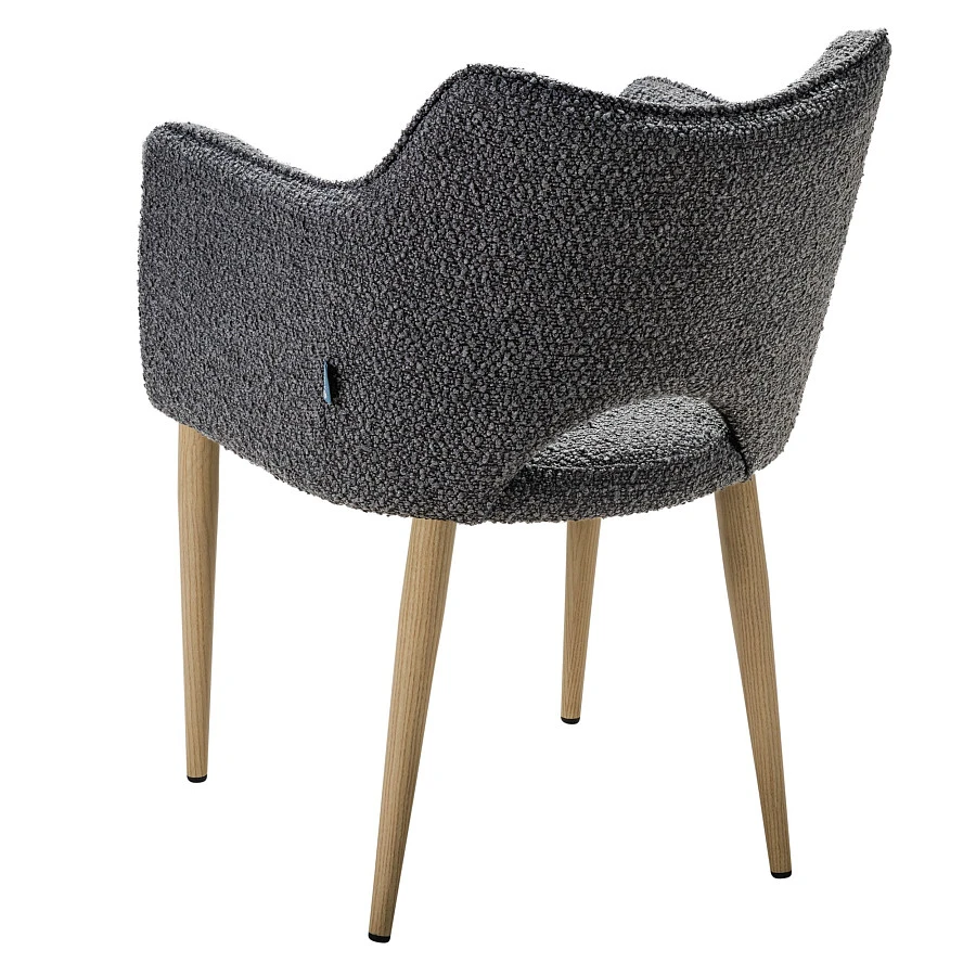 Стул Ralf Vent темно-серый/нат.дуб - фото 3