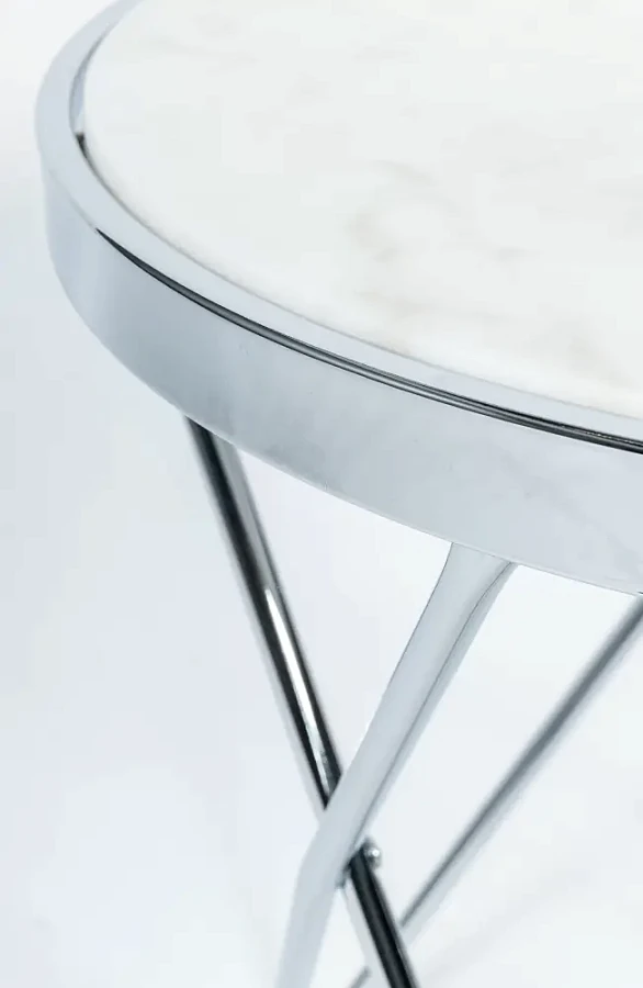 Приставной столик Zarina Silver 0.5x0.45x0.45м - фото 3