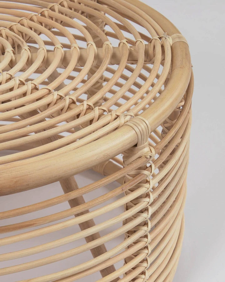 Круглый журнальный столик Kohana ротанг d65 см - фото 7