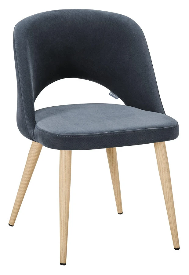 Стул Lars Diag grey/нат.дуб