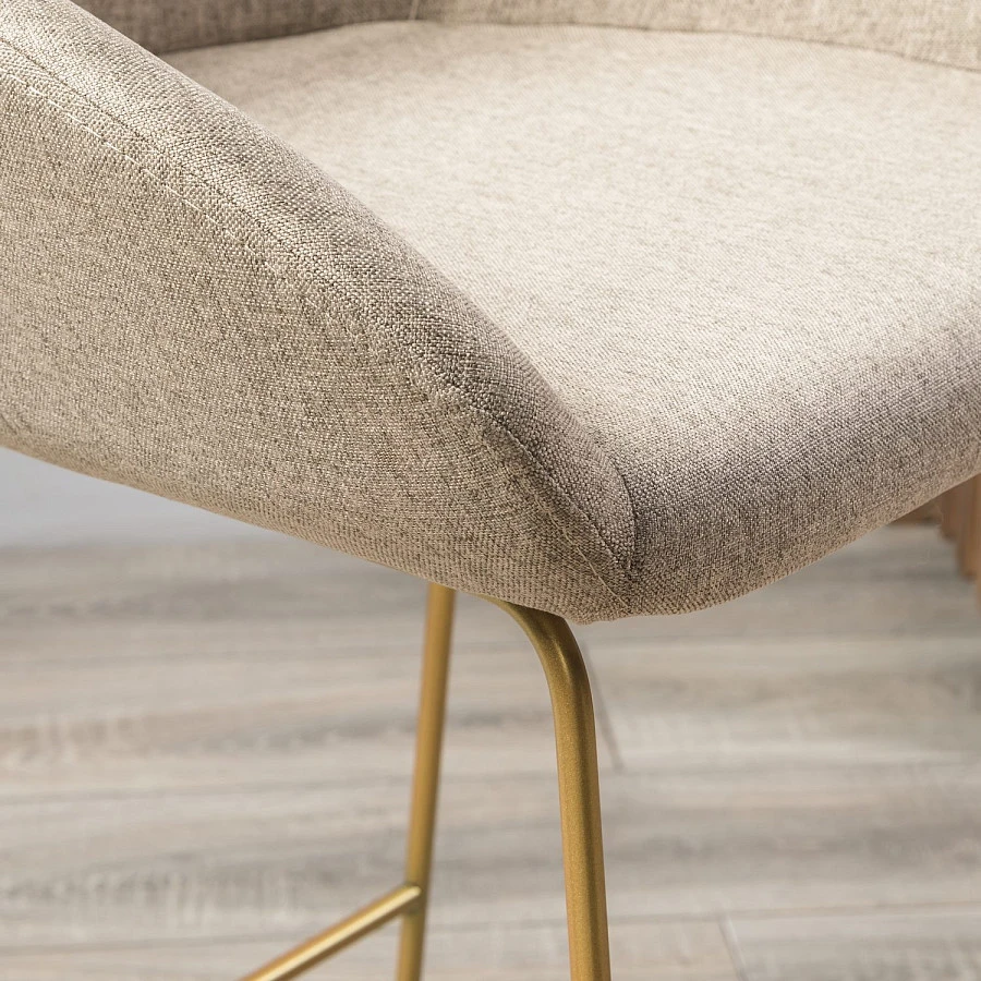 Кресло полубар Kent Браун/ЛинкЗолот - фото 7