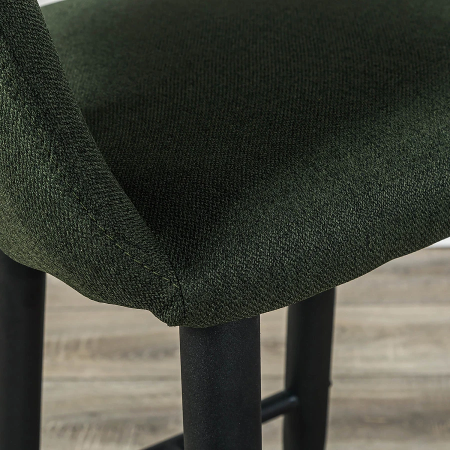 Кресло Бар.Hugs тёмно-зеленый/черный - фото 10
