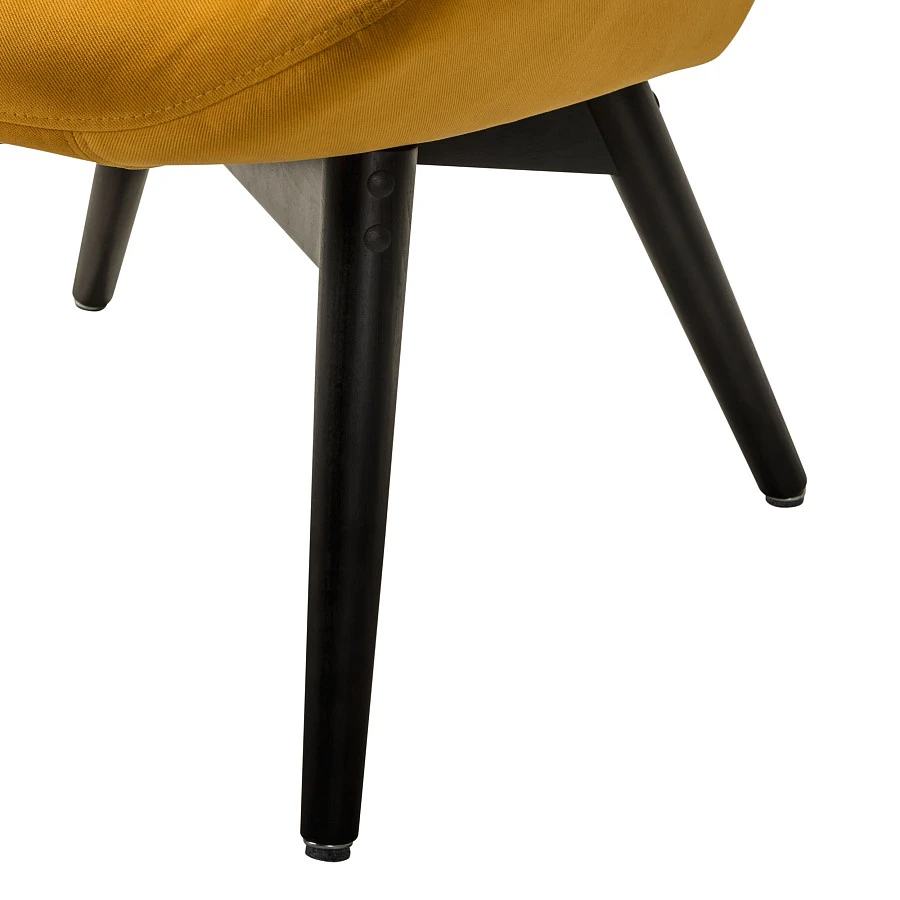 Кресло Хайбэк желтый/венге - фото 7