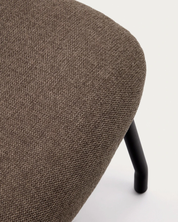 Belina Пуф св.-кор. синель/черн.сталь - фото 6