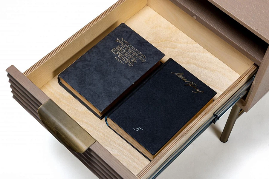 Тумбочка HAINES premium beige 0.48x0.4x0.45м - фото 7