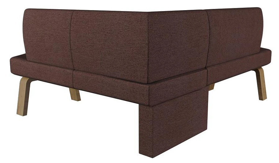 Диван кухон. Pride 178-140 R coffe 1820*1440*830 - фото 2