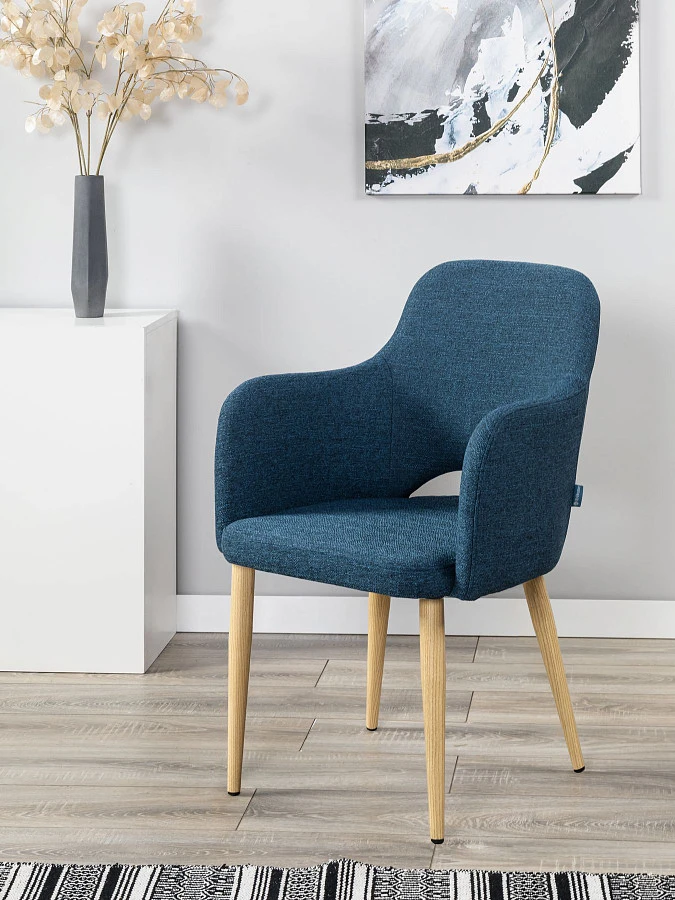 Кресло Ledger БлюАрт/НДуб - фото 5