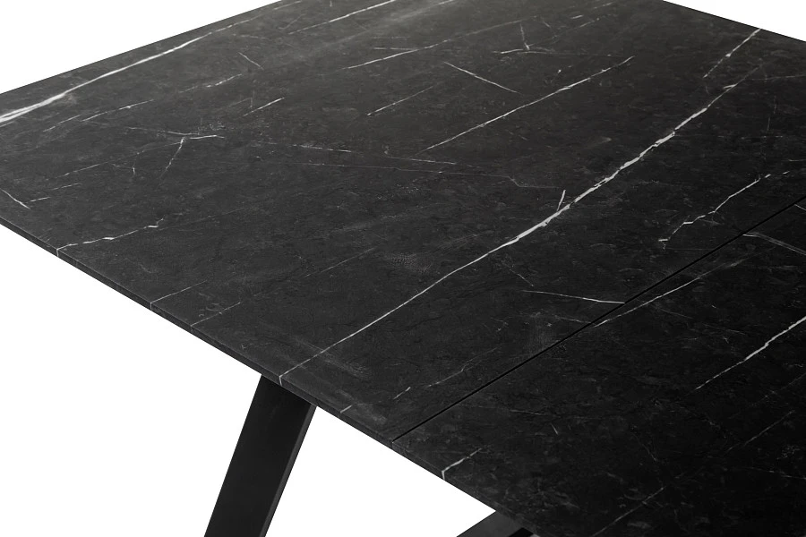 Стол Пеле раздвиж. 120-160 Темный мрамор/Бабочка - фото 8