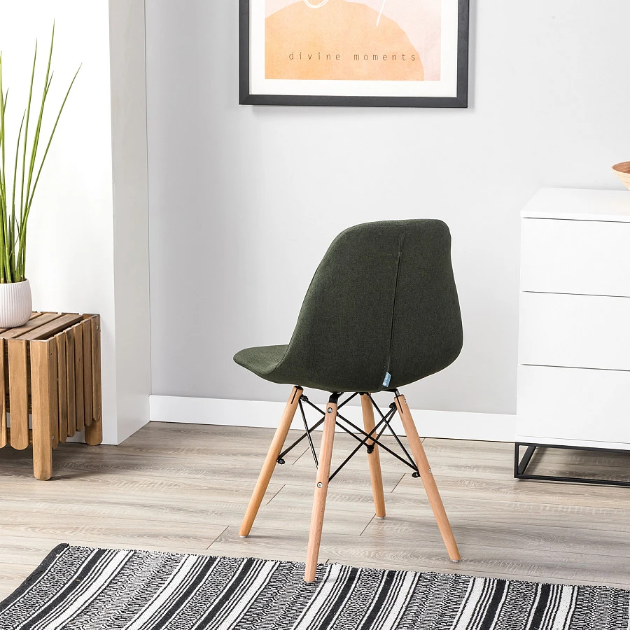 Стул Eames тёмно-зеленый /W - фото 12