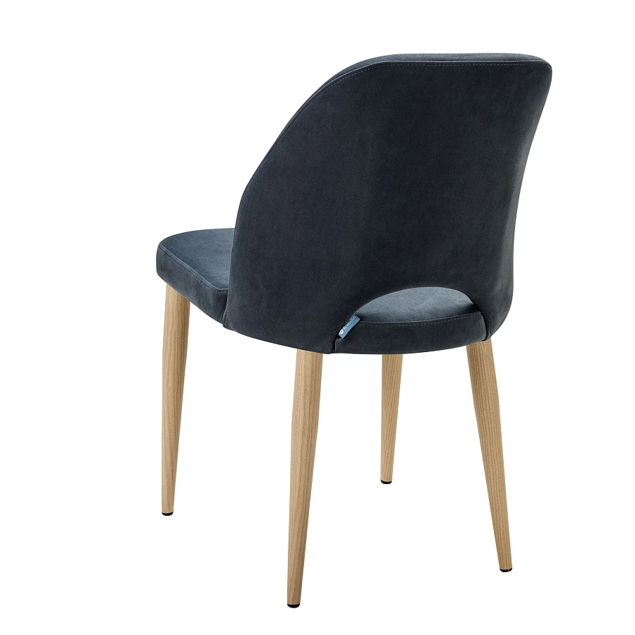 Стул Ledger Diag grey/нат.дуб - фото 3