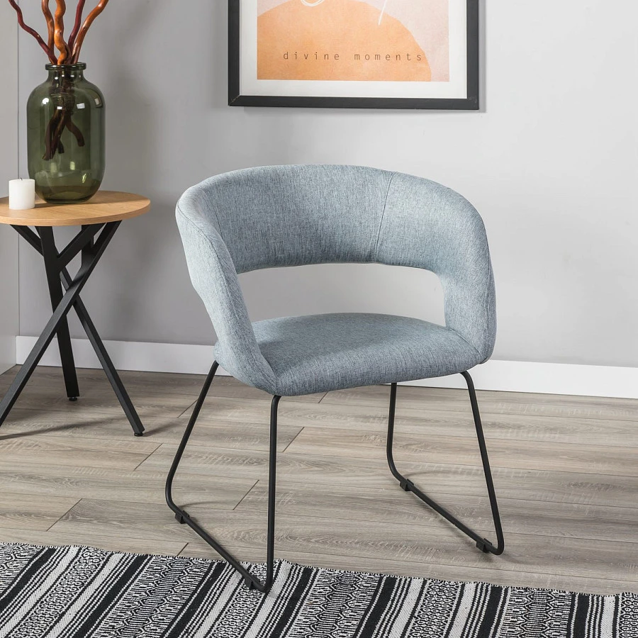 Стул Hugs св.сер/Линк - фото 6