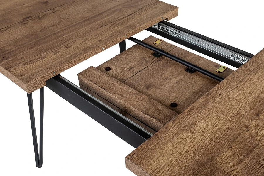 Стол Диего раздвиж. 140-180 Галифакс Табак/Бабочка - фото 6