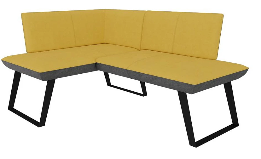 Диван кухон. Cosmo 120-158 L sunny/graphite