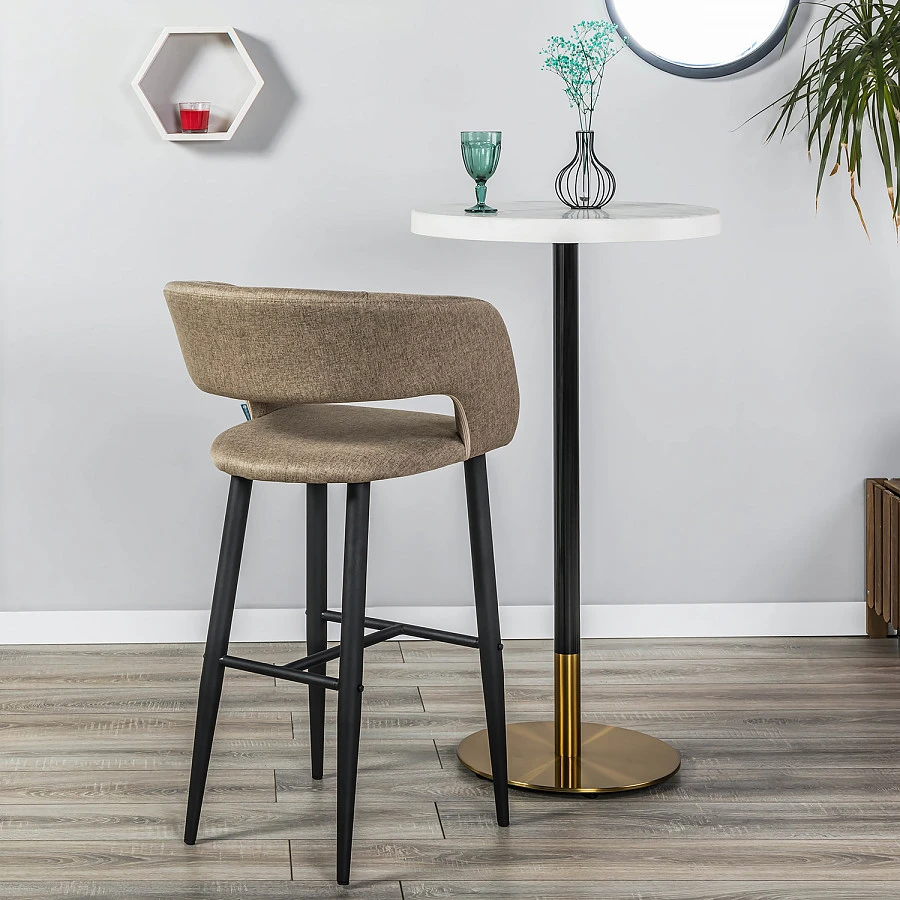 Кресло Бар.Hugs beige/черный - фото 12