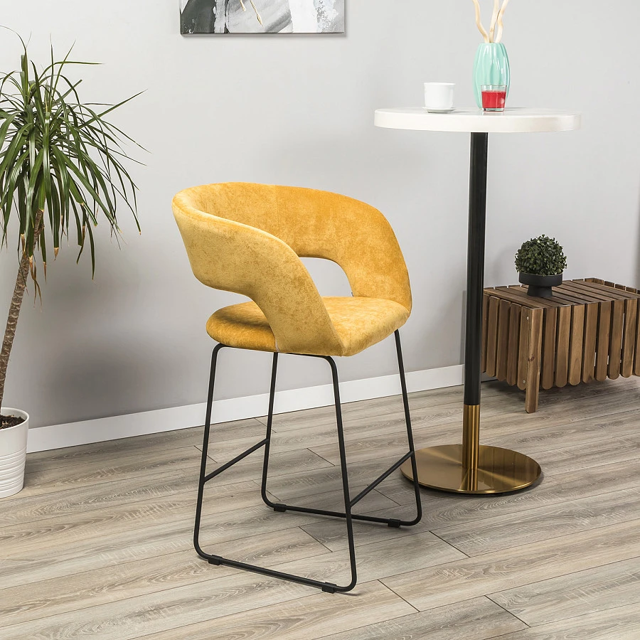 Кресло полубар Hugs желтый/Линк - фото 9