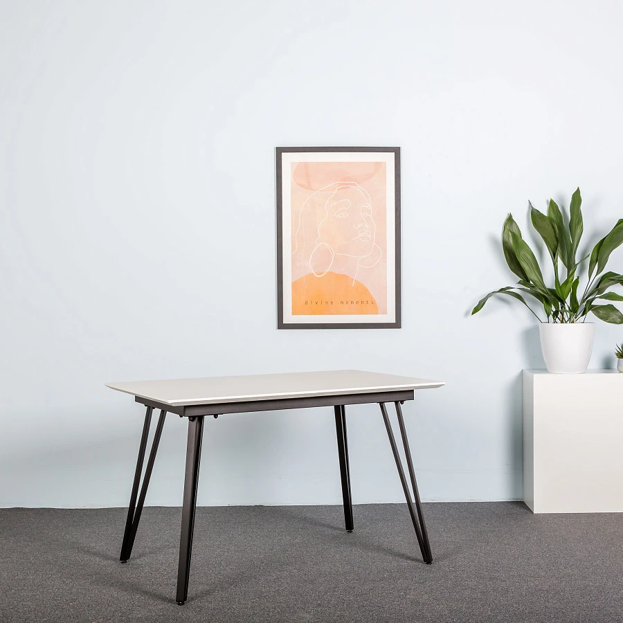 Стол Диего раздвиж. 140-180*80 белый - фото 9