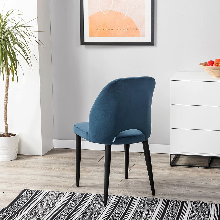 Стул Ledger Diag blue/черный - фото 8