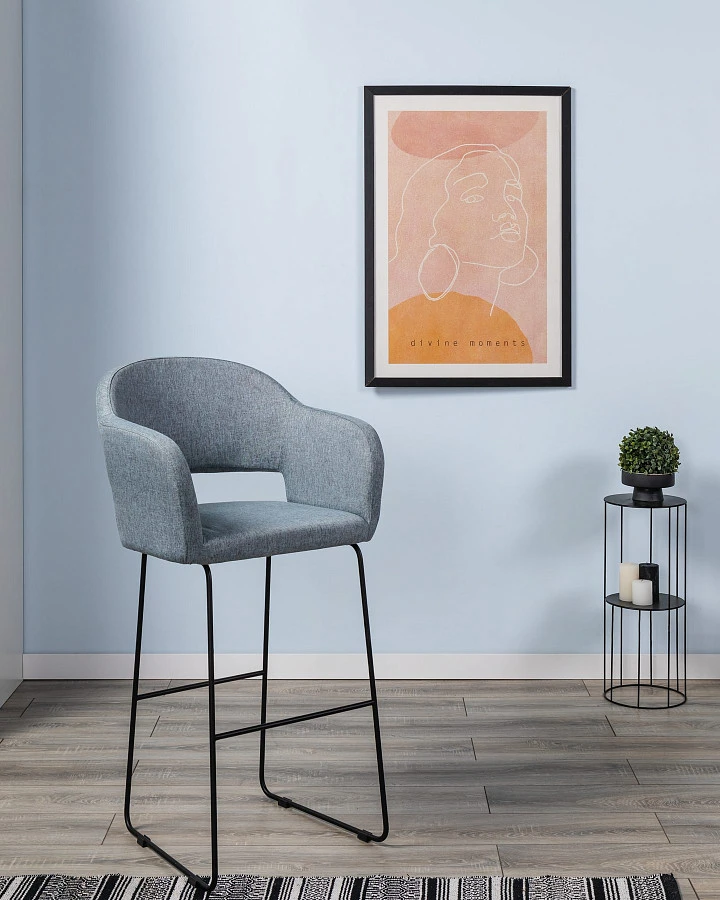 Кресло бар Oscar Грей/Линк - фото 12