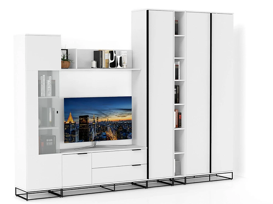 ТВ-бокс City 120 см. белый - фото 7