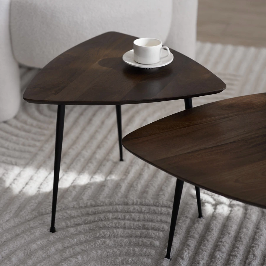 Набор столов в сканди стиле/массив акации - фото 4