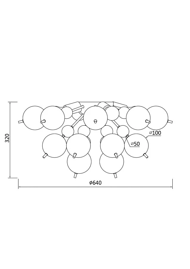 Потолочный светильник Maytoni MOD133CL-04CH - фото 3
