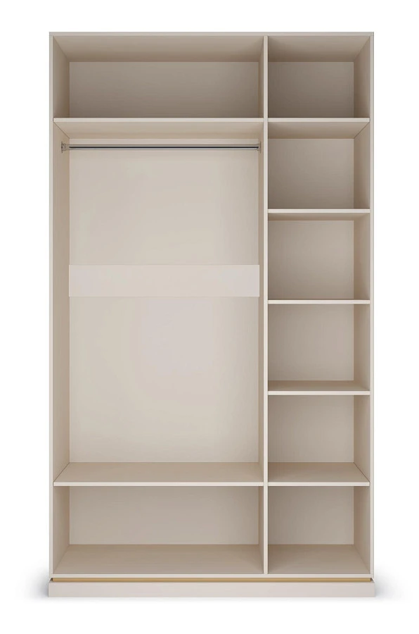 Шкаф 3-х дверный Капри с 3 зеркальными дверями - фото 4