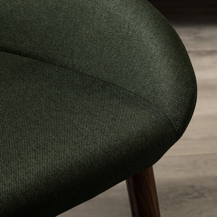 Кресло Kent тёмно-зеленый/т.орех - фото 13