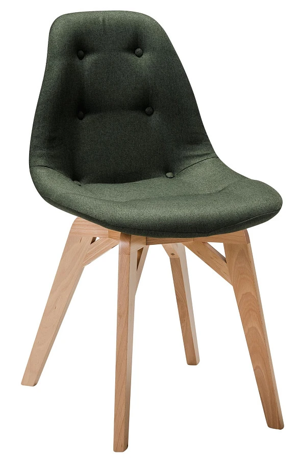 Стул Eames lite тёмно-зеленый/натур. Бук