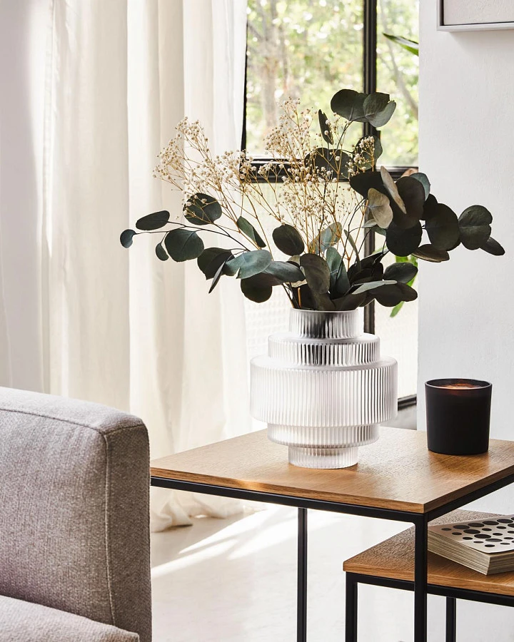 Набор из 2 столов Yoana  шпон/металл - фото 8