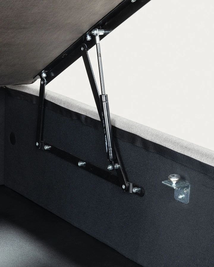 Кровать Matters c ящиком для хранения 90x190 серая - фото 8