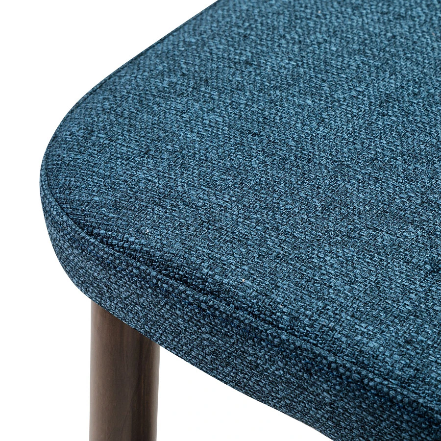 Стул Ledger синий/т. орех - фото 5