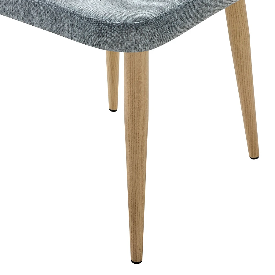 Стул Ledger св.серый/нат.дуб - фото 6