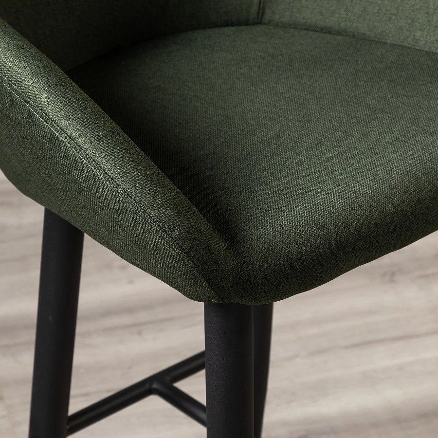Кресло Бар.Kent тёмно-зеленый/черный - фото 14
