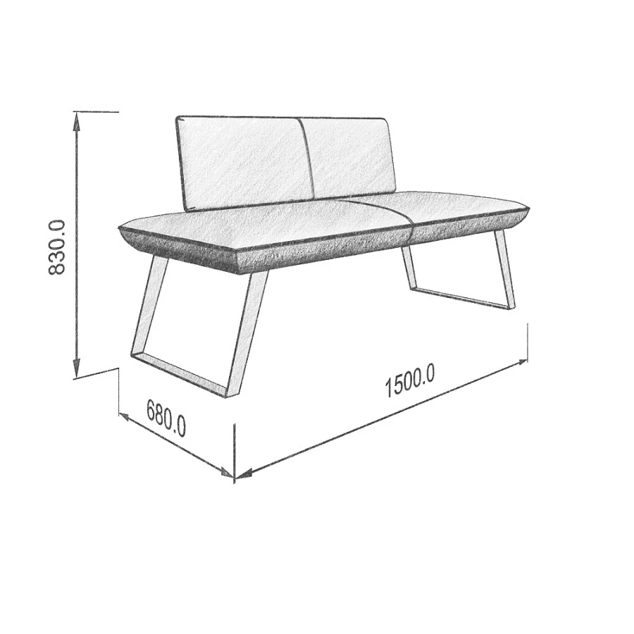 Диван кухонный Cosmo 140 birusa - фото 3