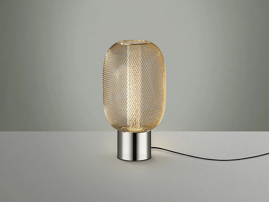Настольная лампа Micron хром / золотой - фото 8