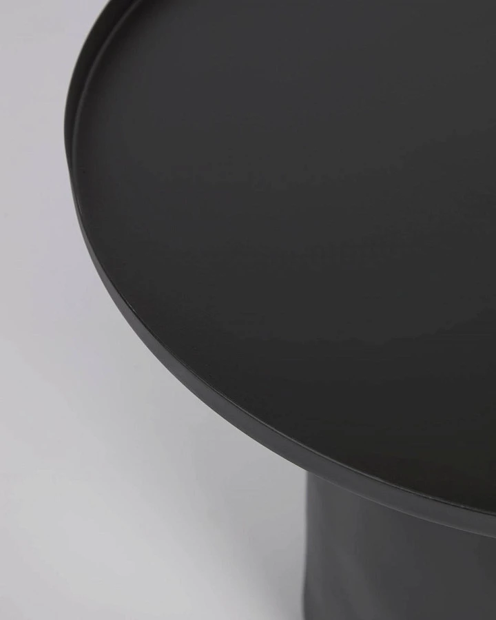 Столик журнальный Fleksa круглый 45 см/черный - фото 9