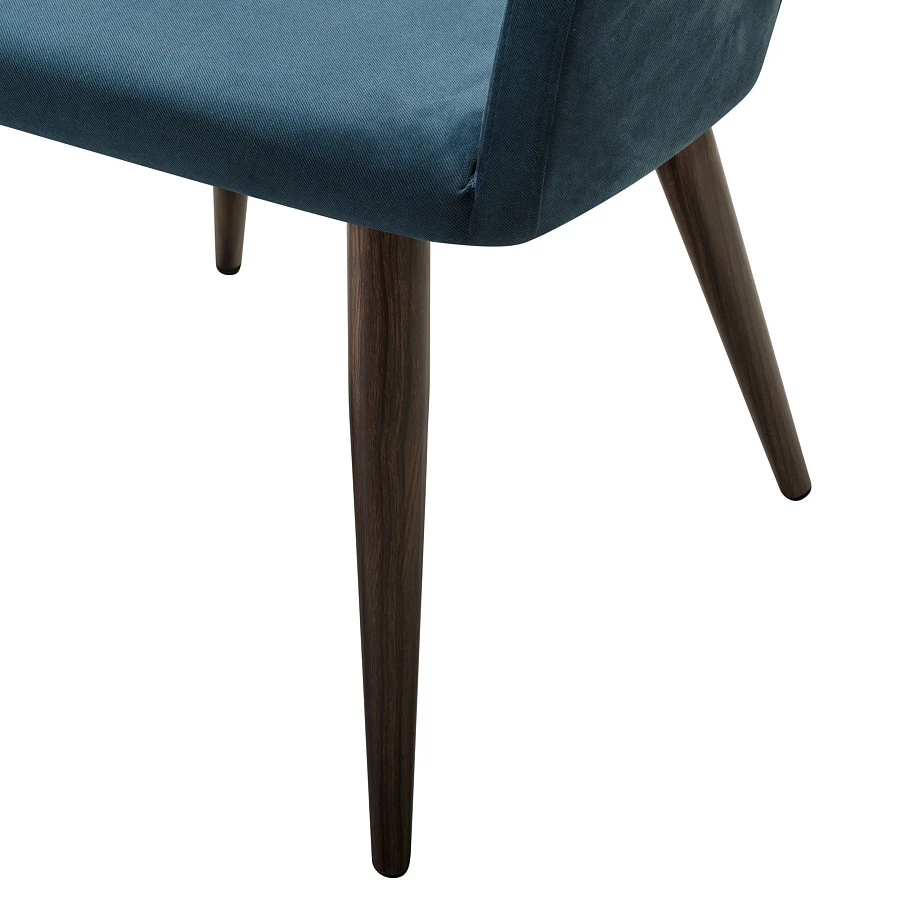 Стул Oscar Diag blue/т.орех - фото 6
