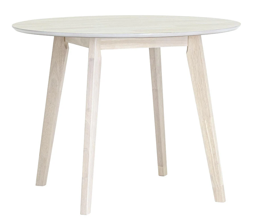 Стол обеденный GERDA 100*100 беленый дуб