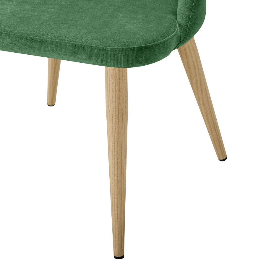 Кресло Lars зелёный/нат.дуб - фото 4